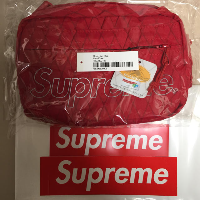 送料込 Supreme Shoulder Bag レッド