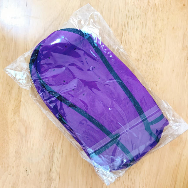 温泉ソックス Lサイズ 紫 冷え性の方に レディースのレッグウェア(ソックス)の商品写真