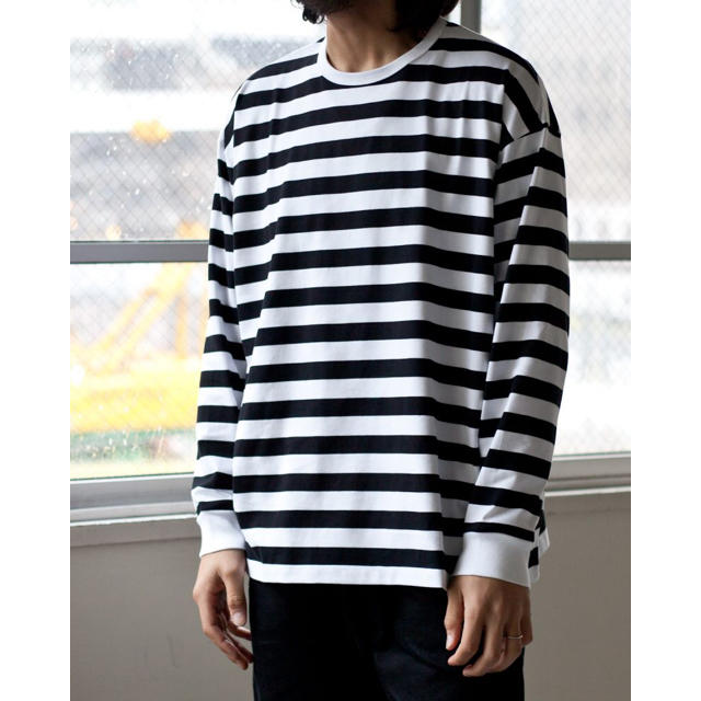 COMOLI(コモリ)の【即完売】Graphpaper Original Border サイズ2 メンズのトップス(Tシャツ/カットソー(七分/長袖))の商品写真