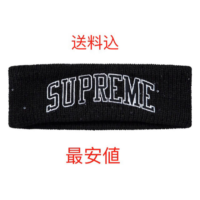 New Era Sequin Arc Logo Headband 黒