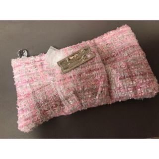 ジルスチュアート(JILLSTUART)の♡新品ジルスチュアートツイードポーチ♡(ポーチ)