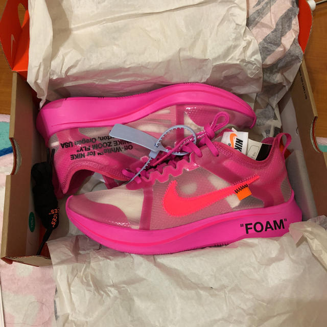 NIKE(ナイキ)のnike off-white the ten zoom fly 25cm メンズの靴/シューズ(スニーカー)の商品写真