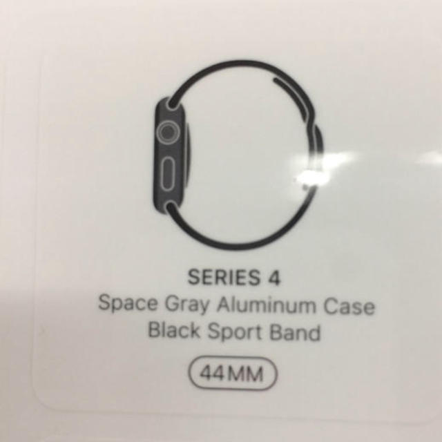 Apple Watch(アップルウォッチ)の新品未開封Apple Watch Series 4 44ミリ メンズの時計(腕時計(デジタル))の商品写真