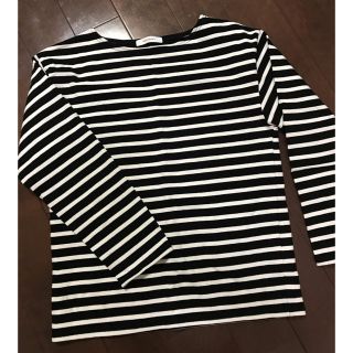 マウジー(moussy)のMOUSSY 白黒ボーダーカットソー(Tシャツ(長袖/七分))