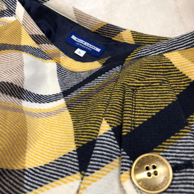 BURBERRY BLUE LABEL(バーバリーブルーレーベル)の《 断捨離中 》【 BURBERRY 】サイズ36 チェックスカート レディースのスカート(ミニスカート)の商品写真