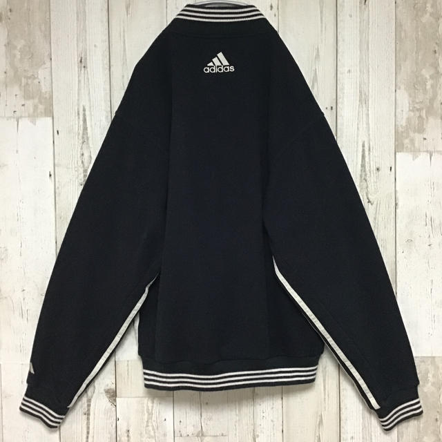 adidas - 【アディダス】【90s 銀タグ】【ロゴ全刺繍】【日本製】【フリース ジャケット】の通販 by 冬物セール中 フォロー割実施中