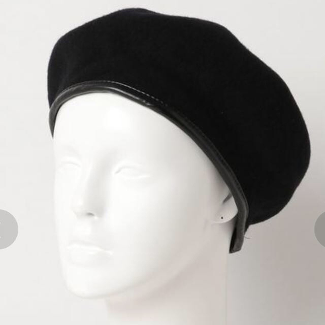 SLY(スライ)のWOOL PIPING BERET ウールパイピングベレー帽 レディースの帽子(ハンチング/ベレー帽)の商品写真