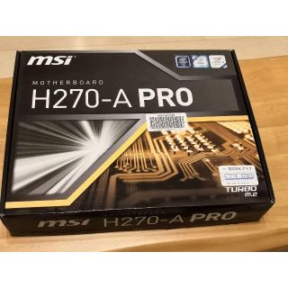 MSI製■ATXマザーボード■H270-A PRO■LGA1151■(PCパーツ)