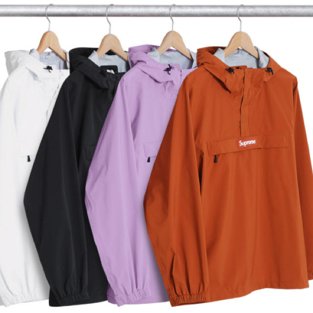 激レア supreme taped seam anorak  ブラック M