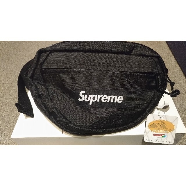 Supreme 18fw waist bag black