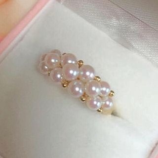 ミキモト(MIKIMOTO)の　りんりん様ミキモト パールリング 10号 プレゼント包装可能(リング(指輪))