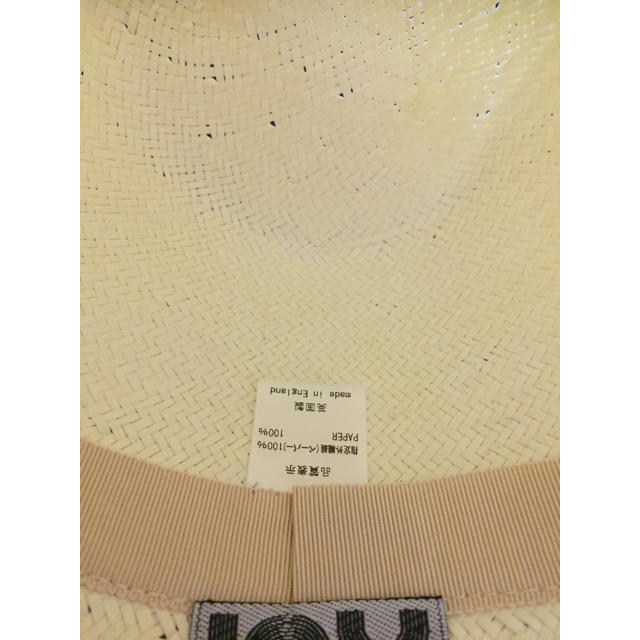 misaharada(ミサハラダ)のミサハラダ 麦わら帽子 レディースの帽子(麦わら帽子/ストローハット)の商品写真