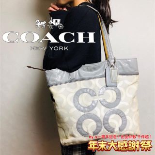 コーチ(COACH)の正規品COACH【年末大感謝祭】オードリーオプアート☆使い易いトートバッグ(トートバッグ)