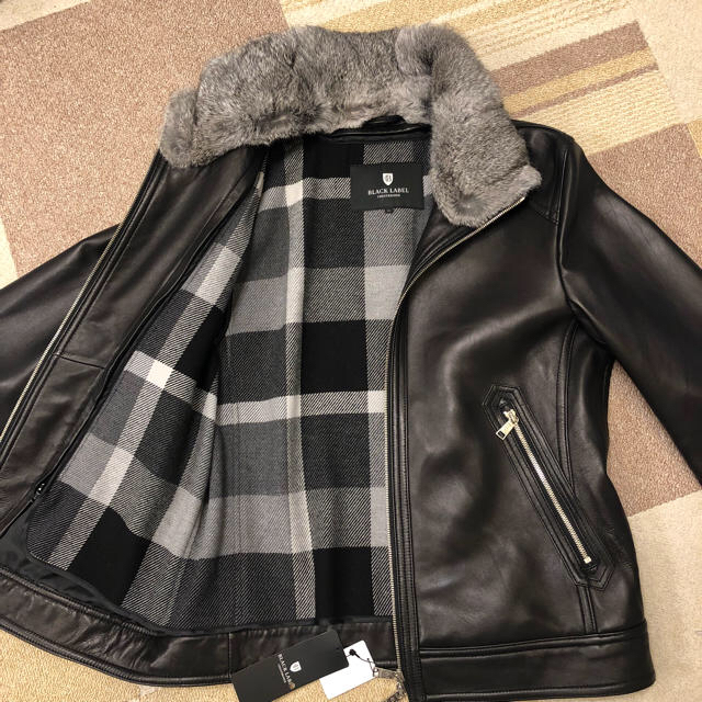 ブラックレーベル クレストブリッジ レザージャケット LLサイズ