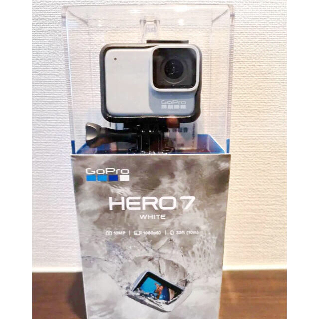 ビデオカメラ新品未使用 国内正規品 保証書付 gopro hero7 white インスタ