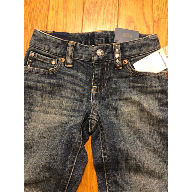 Ralph Lauren(ラルフローレン)の新品 ラルフローレン キッズ デニム サイズ3 ジーンズ 100相当  キッズ/ベビー/マタニティのキッズ服女の子用(90cm~)(パンツ/スパッツ)の商品写真