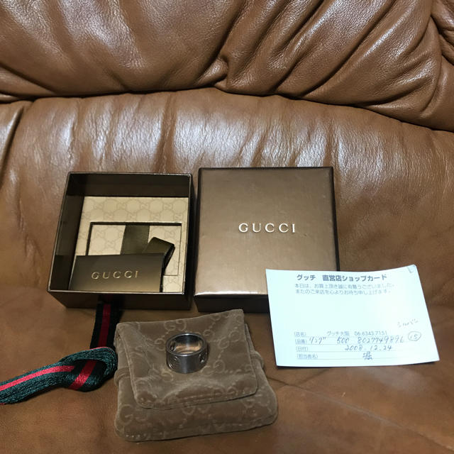 Gucci(グッチ)のグッチ  シルバーリング  #15 メンズのアクセサリー(リング(指輪))の商品写真