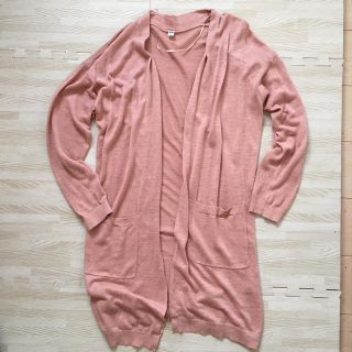 ユニクロ(UNIQLO)の（チェルシー様専用）ロングカーディガン(カーディガン)