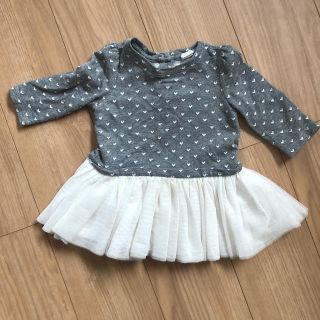 ベビーギャップ(babyGAP)の★RIKOさま専用 Baby gap★チュチュ付きワンピース 70㎝(ワンピース)