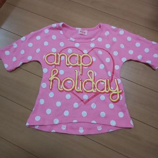 アナップキッズ(ANAP Kids)の値下げ☆彡90  五分袖  カットソー(Tシャツ/カットソー)