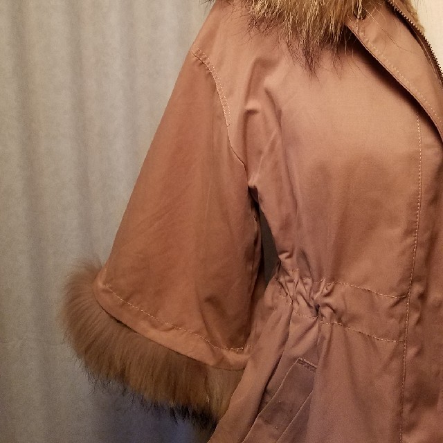 OPAQUE.CLIP(オペークドットクリップ)のフォックスファー付きコート レディースのジャケット/アウター(毛皮/ファーコート)の商品写真