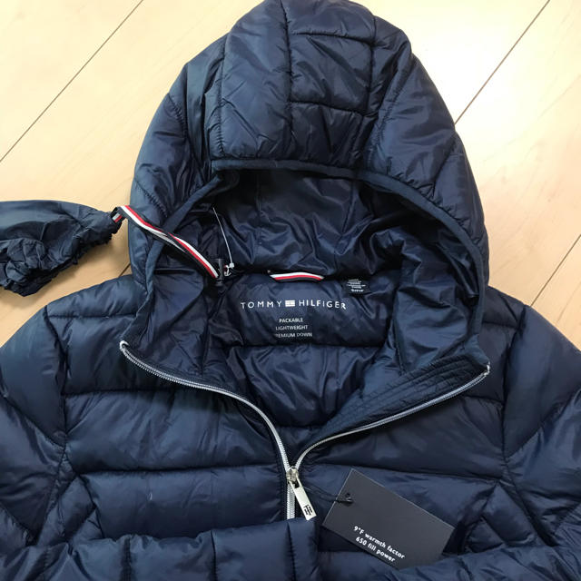 TOMMY HILFIGER(トミーヒルフィガー)の新品☆トミーヒルフィガー パッカブル プレミアムダウン US/S レディース レディースのジャケット/アウター(ダウンジャケット)の商品写真