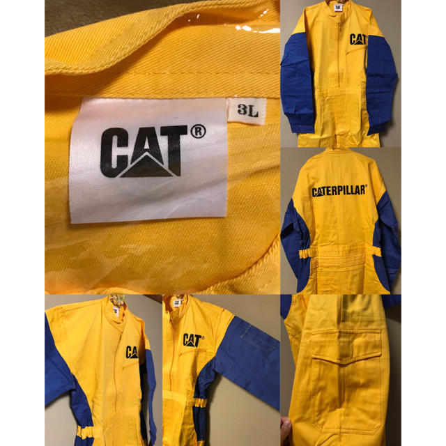 CAT キャタピラ つなぎ♪ 新品 未使用 キャタピラー CAT のつなぎ