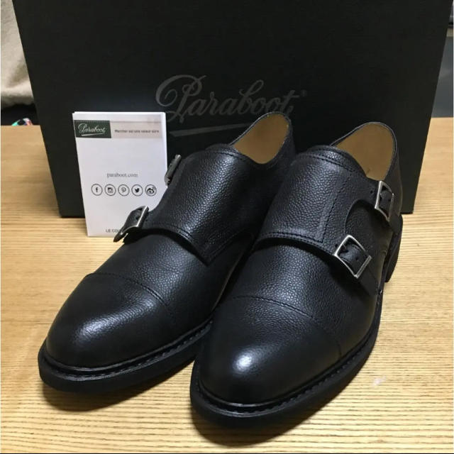 Paraboot(パラブーツ)の新品！30%off ビームスf 別注 paraboot poe パラブーツ  メンズの靴/シューズ(ドレス/ビジネス)の商品写真