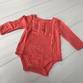 ベビーギャップ(babyGAP)のベビーギャップ ロンパース オレンジ 6-12m 70(ロンパース)