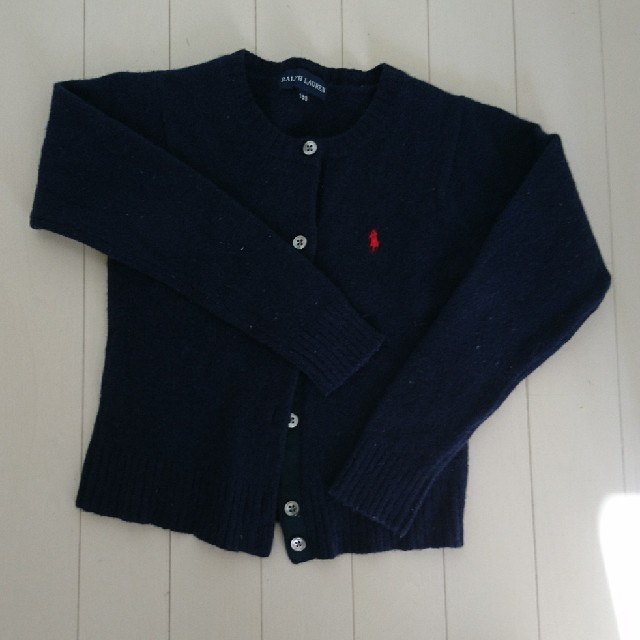 POLO RALPH LAUREN(ポロラルフローレン)のラルフローレン★カーディガン★紺色★男女兼用 キッズ/ベビー/マタニティのキッズ服女の子用(90cm~)(カーディガン)の商品写真