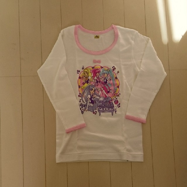 BANDAI(バンダイ)のハピネスチャージプリキュア★長袖★肌着 キッズ/ベビー/マタニティのキッズ服女の子用(90cm~)(下着)の商品写真