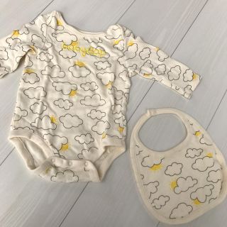 ベビーギャップ(babyGAP)のベビーギャップ ロンパース スタイ セット 60 3-6m(ロンパース)