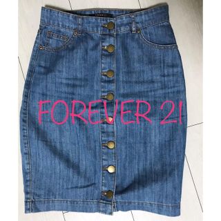 フォーエバートゥエンティーワン(FOREVER 21)のFOREVER 21 デニムスカート(ミニスカート)