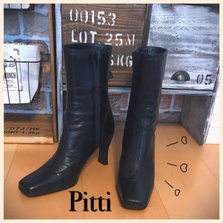 ピッティ(Pitti)の本革♥ 大人ブーツ(ブーツ)