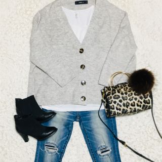 ザラ(ZARA)のZARA ニットカーディガン(カーディガン)