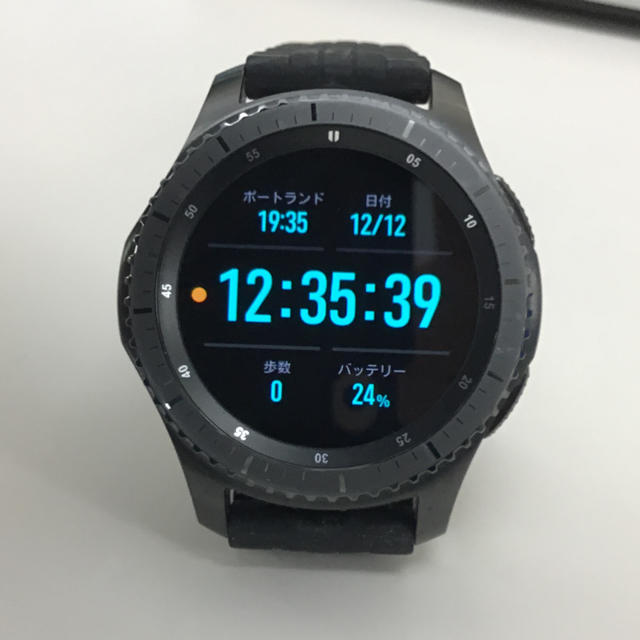 サムスン ウェアラブル端末Ｇａｌａｘｙ　Ｇｅａｒ　Ｓ３　ｆｒｏｎｔｉｅｒ