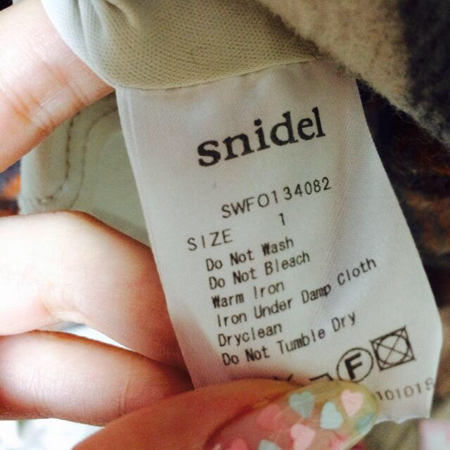 SNIDEL(スナイデル)のsnidel♡シャギーチェックウールOP レディースのワンピース(ミニワンピース)の商品写真