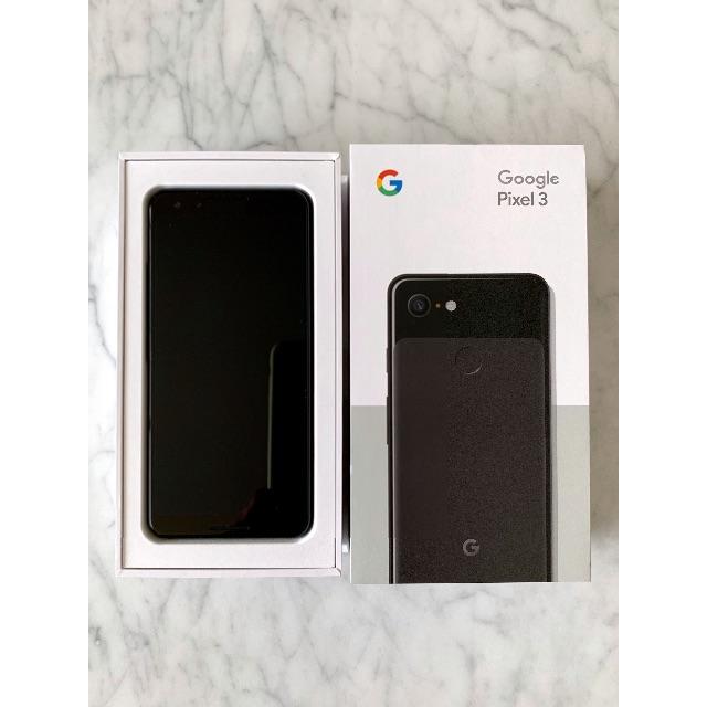 一番人気の 美品 Pixel 3 SIMフリー128GB Just Black スマートフォン本体