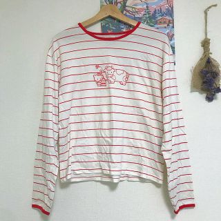 メリージェニー(merry jenny)のmerry jenny×ハローキティ コラボTシャツ(Tシャツ(長袖/七分))