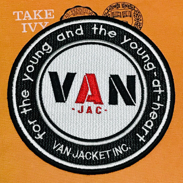 VAN Jacket - VAN JACKET 畳刺繍11cm丸VAN人気のワッペンです VAN Jacket - VAN JACKET 畳刺繍11cm丸VAN人気のワッペンです