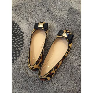 ケイトスペードニューヨーク(kate spade new york)の♡りこ♡様専用❤︎kate spade❤︎レオパードフラットシューズ(バレエシューズ)