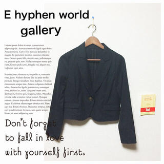 イーハイフンワールドギャラリー(E hyphen world gallery)のE hyphen world ..(テーラードジャケット)