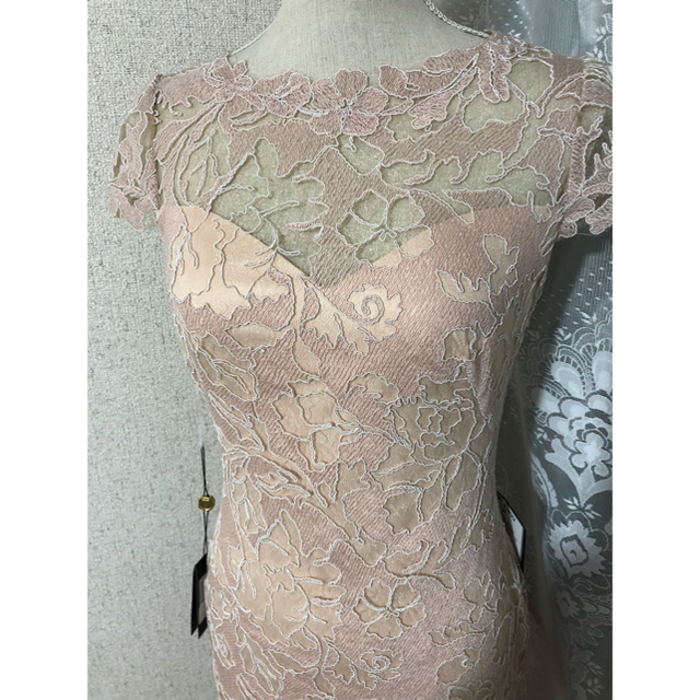 TADASHI SHOJI(タダシショウジ)の２点専用 新品 タダシショージ ワンピース ドレス　総レース　ピンク／ホワイト レディースのワンピース(ひざ丈ワンピース)の商品写真