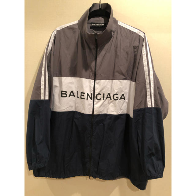 本物  BALENCIAGA ロゴ トラックジャケット 希少37