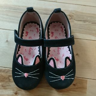 エニィファム(anyFAM)のねこちゃん パンプス バレエシューズ(フォーマルシューズ)