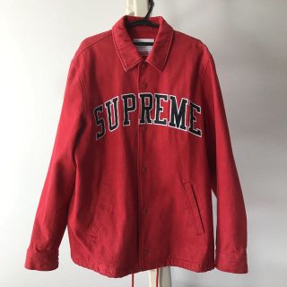 シュプリーム(Supreme)のsupreme デニムコーチジャケット(Gジャン/デニムジャケット)