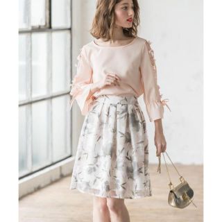 トッコ(tocco)のtocco closet 花柄スカート(ひざ丈スカート)