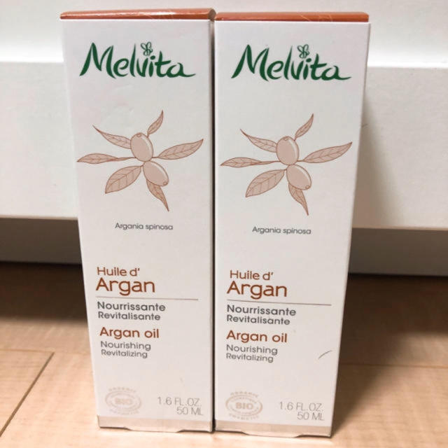 Melvita(メルヴィータ)の新品未使用 メルヴィータ  アルガンオイル 2本セット コスメ/美容のスキンケア/基礎化粧品(フェイスオイル/バーム)の商品写真