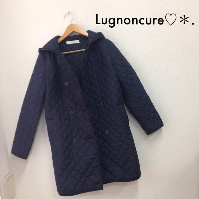 美品＊Lugnoncure＊シンプル＊トレンド＊キルティングロングコート