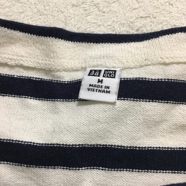 UNIQLO(ユニクロ)のボーダーシャツ レディースのトップス(Tシャツ(長袖/七分))の商品写真